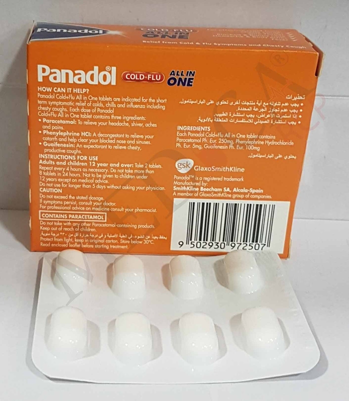 Panadol Cold & Flu all in one